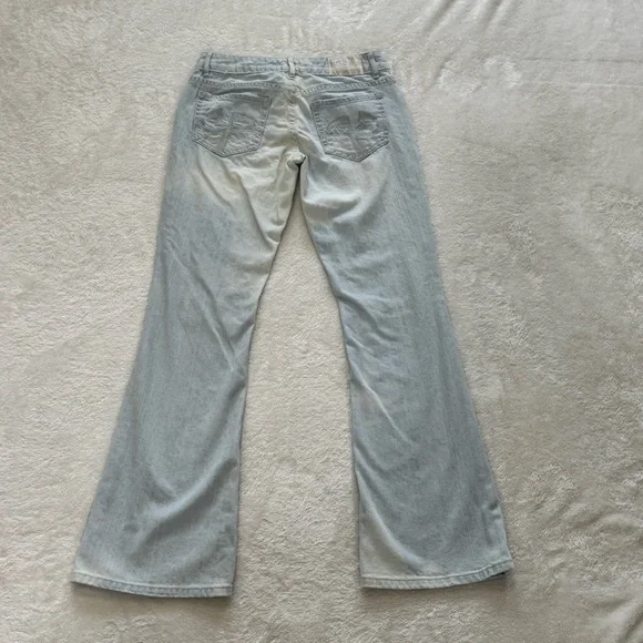 C7P A Chip And Pepper Production Laguna Beach Flare Jeans Size 3 - Picture 4 of 12